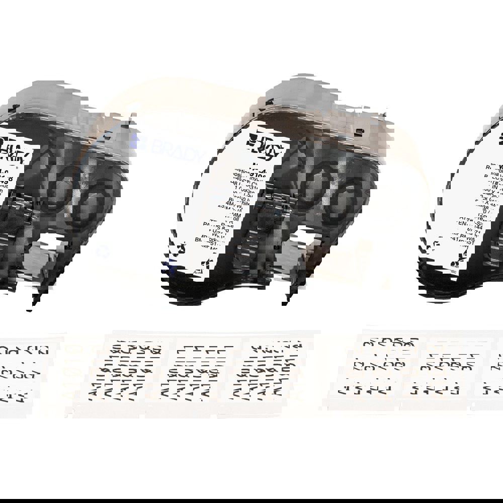 Labels, Ribbons & Tapes; Application: Label Printer Cartridge ; Type: Label Printer Cartridge ; Color Family: White ; Color: Black on White ; Number Of Labels Per Roll: 120 ; For Use With: BMP41; BMP51; BMP53; M511